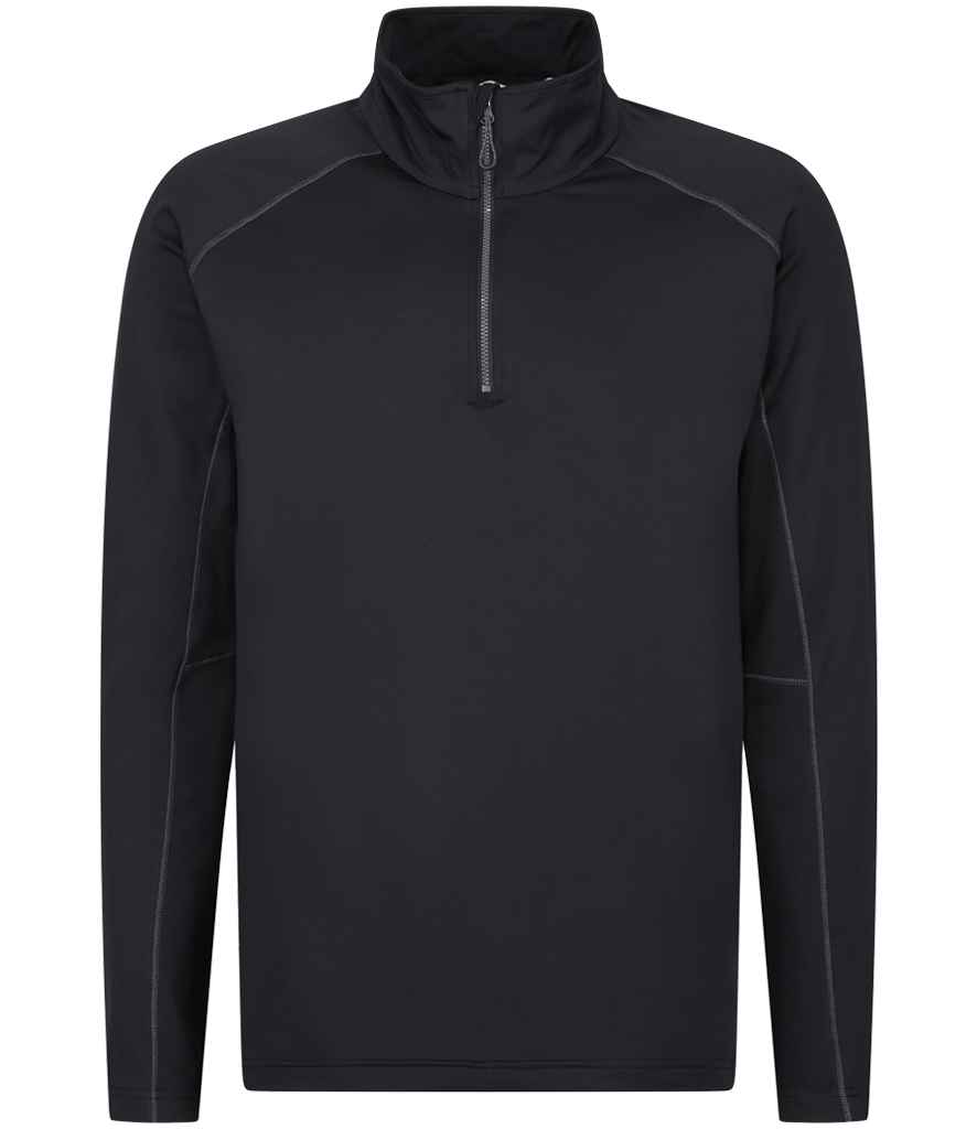 Regatta Core Stretch Half Zip Midlayer Top - Black